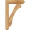 Ekena Millwork Imperial Craftsman Rough Sawn Bracket w/ Offset Brace, Western Red Cedar, 6"W x 22"D x 34"H BKT0604X22X34IMP04RWR - alternate 4